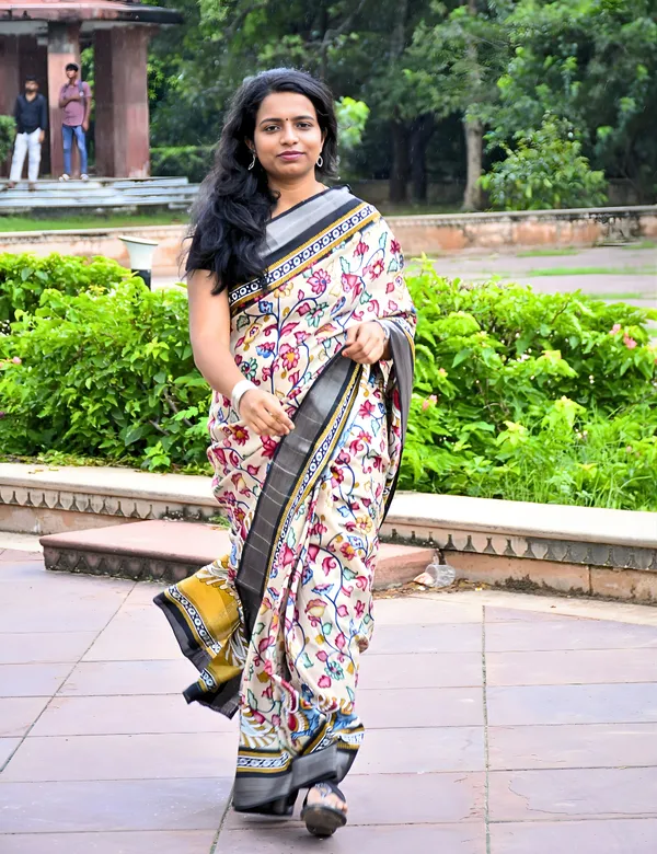 White_Premium_Semi_Tussar_Silk_Saree_For_Women