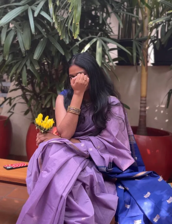 Lavender_And_Blue_Premium_Silk_And_Cotton_Saree_For_Women
