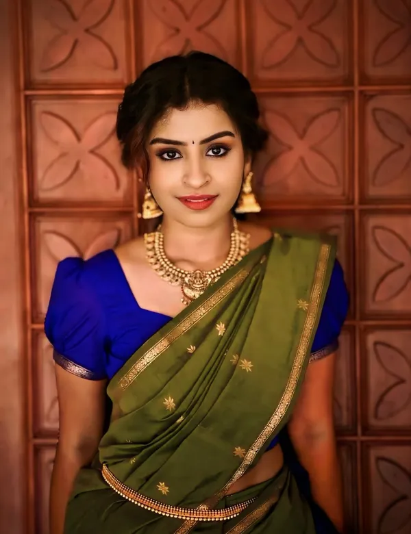 Light_Green_And_Blue_Premium_Silk_And_Cotton_Saree_For_Women