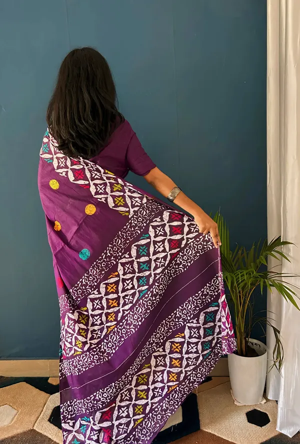 Purple_Premium_Mul_Cotton_Saree_For_Women