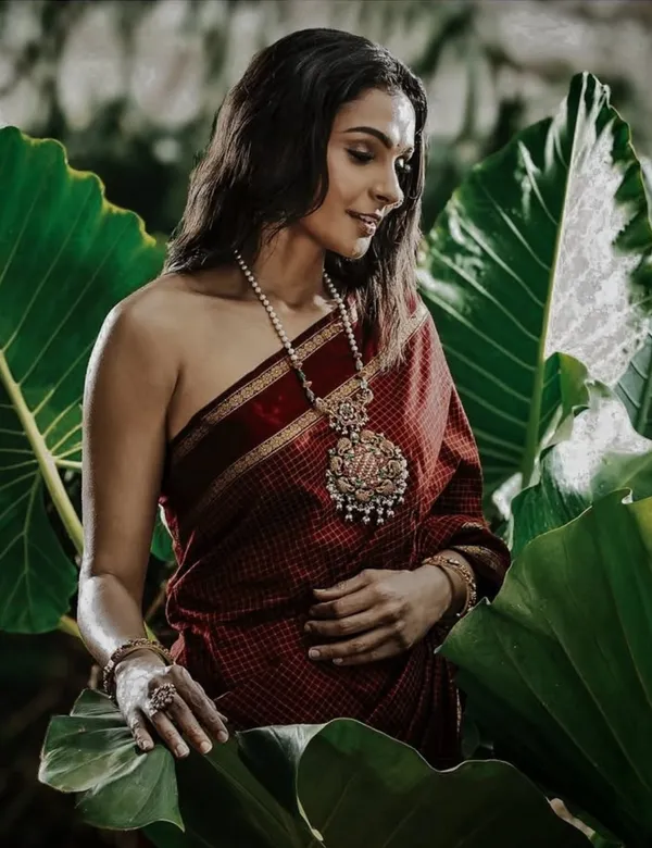 Brown_Premium_Silk_And_Cotton_Saree_For_Women