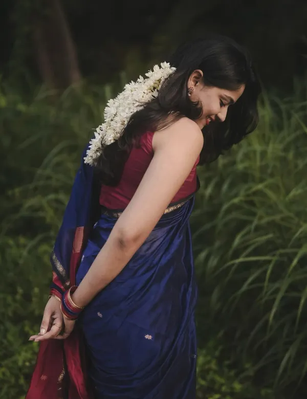 Blue_Premium_Silk_And_Cotton_Saree_For_Women