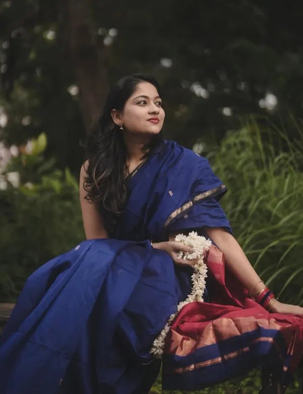 Blue_Premium_Silk_And_Cotton_Saree_For_Women