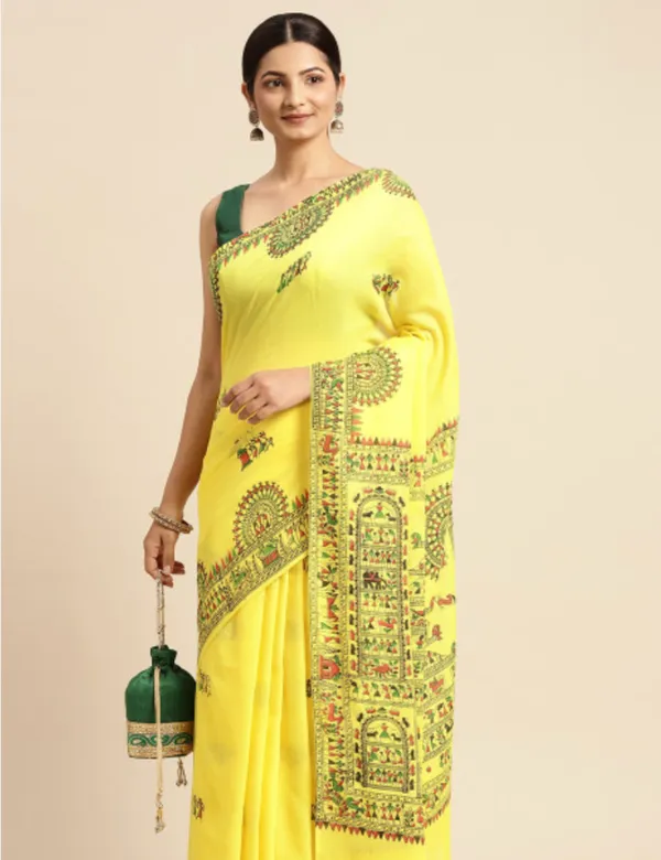 Yellow_Premium_Pure_Cotton_Saree_For_Women