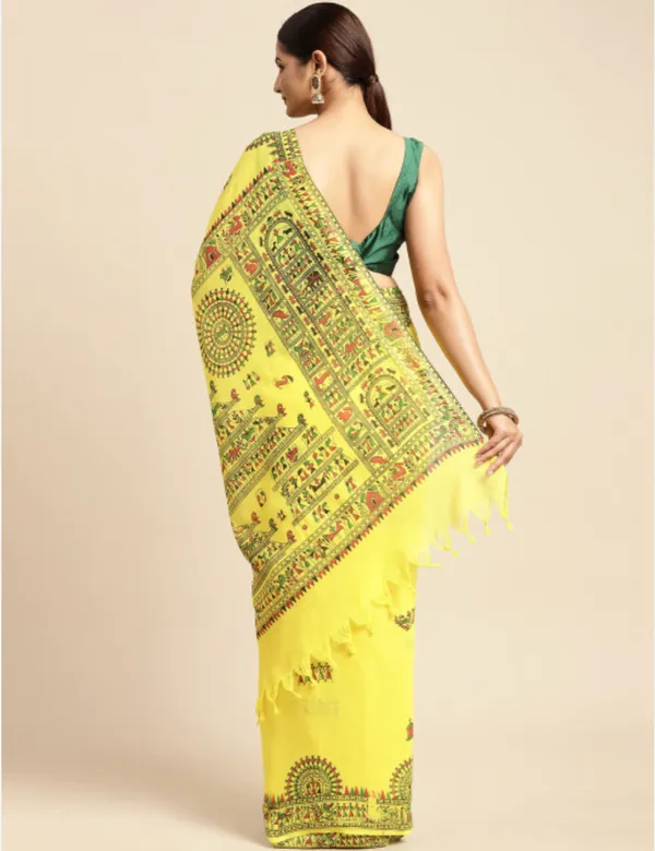 Yellow_Premium_Pure_Cotton_Saree_For_Women