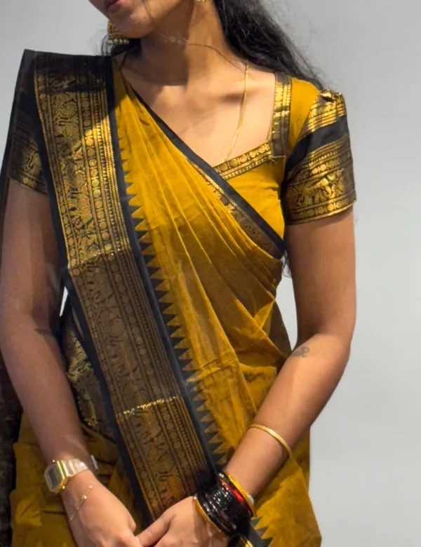 Mustard_Premium_Cotton_Saree_For_Women
