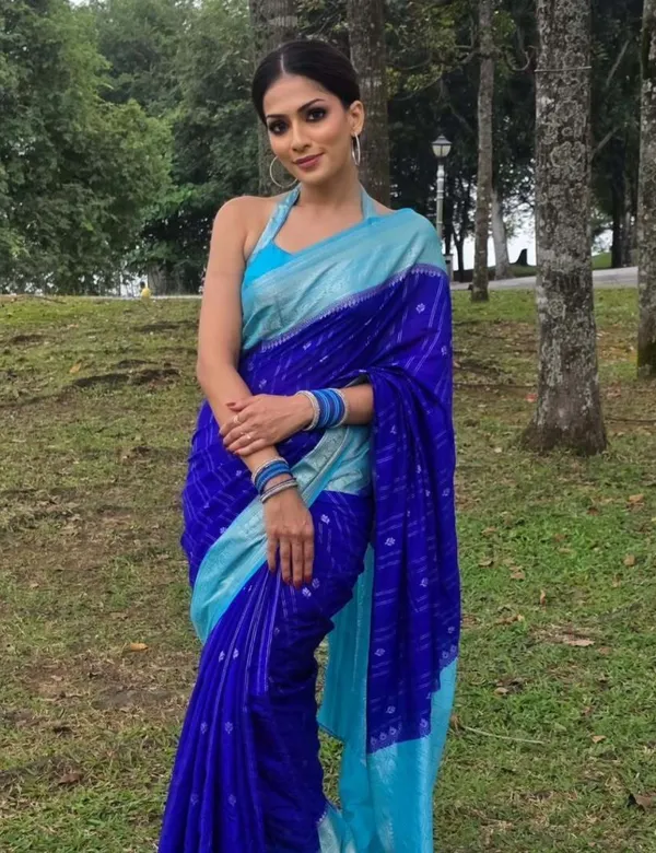 Pepsi_Blue_Premium_Semi_Silk_Saree_For_Women