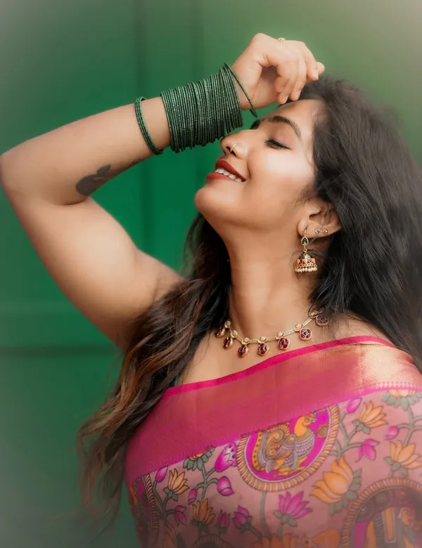Pink_Premium_Semi_Silk_Saree_For_Women