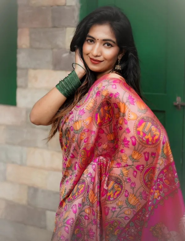 Pink_Premium_Semi_Silk_Saree_For_Women