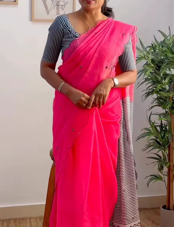 Pink_Premium_Chanderi_Linen_Saree_For_Women