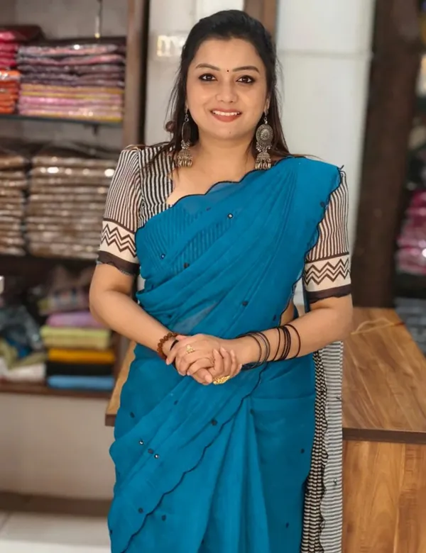 Blue_Premium_Chanderi_Linen_Saree_For_Women