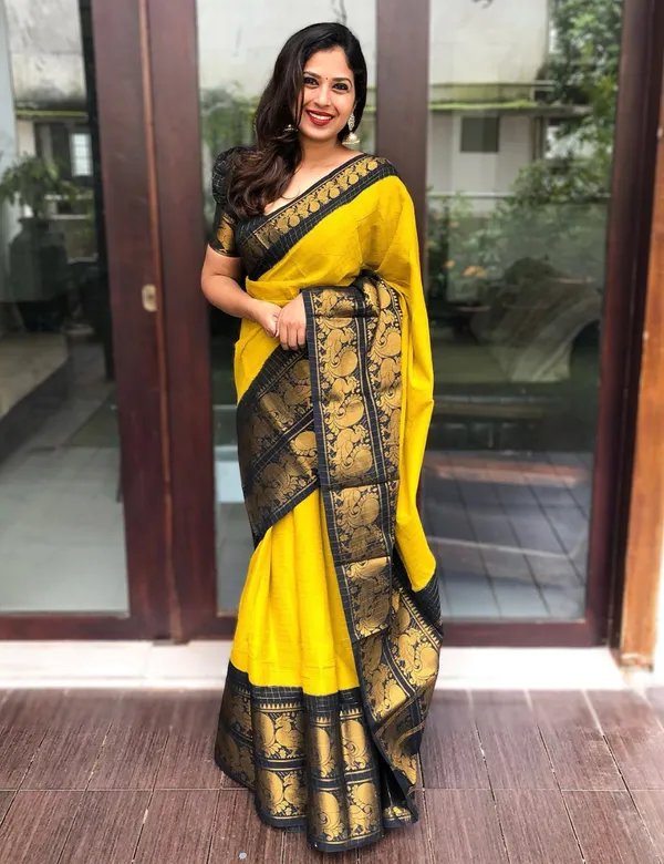 Mustard_Yellow_Premium_Cotton_Saree_For_Women