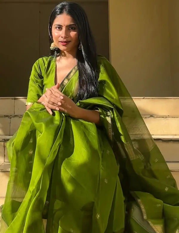 Light_Green_Premium_Silk_And_Cotton_Saree_For_Women