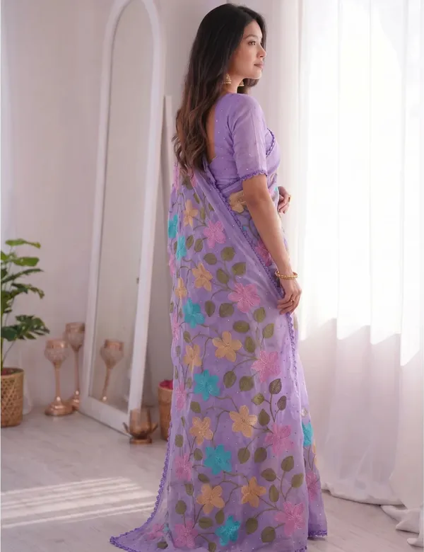 Lavender_Premium_Viscose_Saree_For_Women