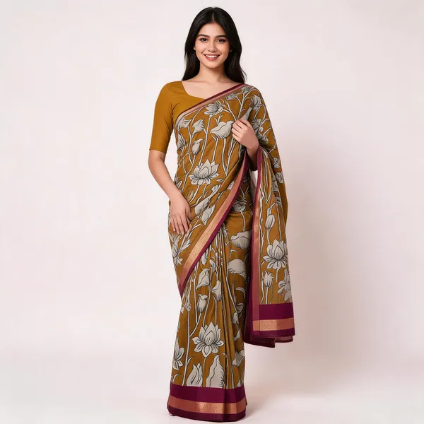 Mustard_Premium_Silk_Saree_For_Women