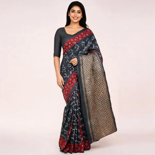 Maroon_Premium_Dola_Silk_Saree_For_Women