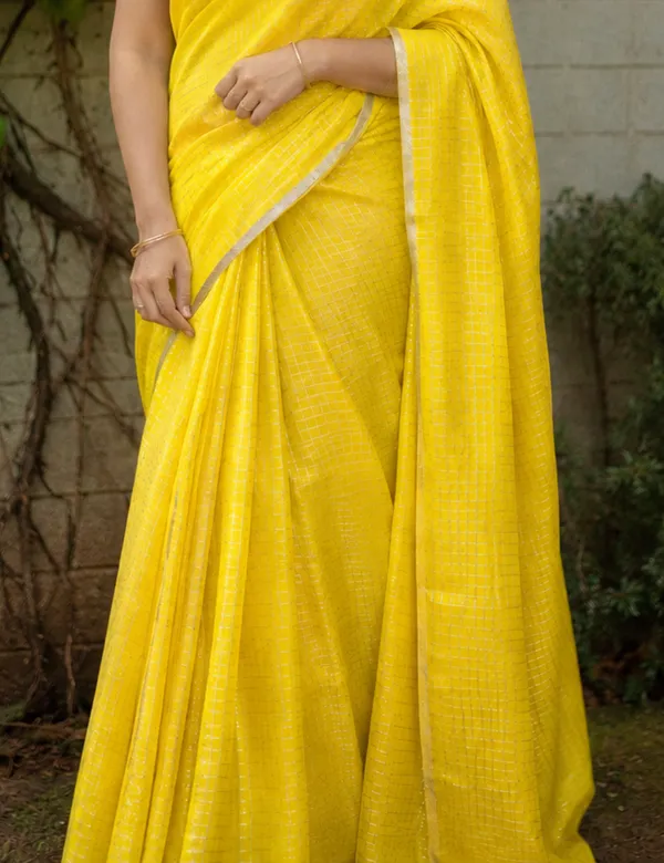 Yellow_Cotton_Saree_For_Women