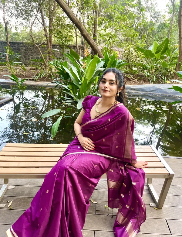 Violet_Premium_Silk_And_Cotton_Saree_For_Women