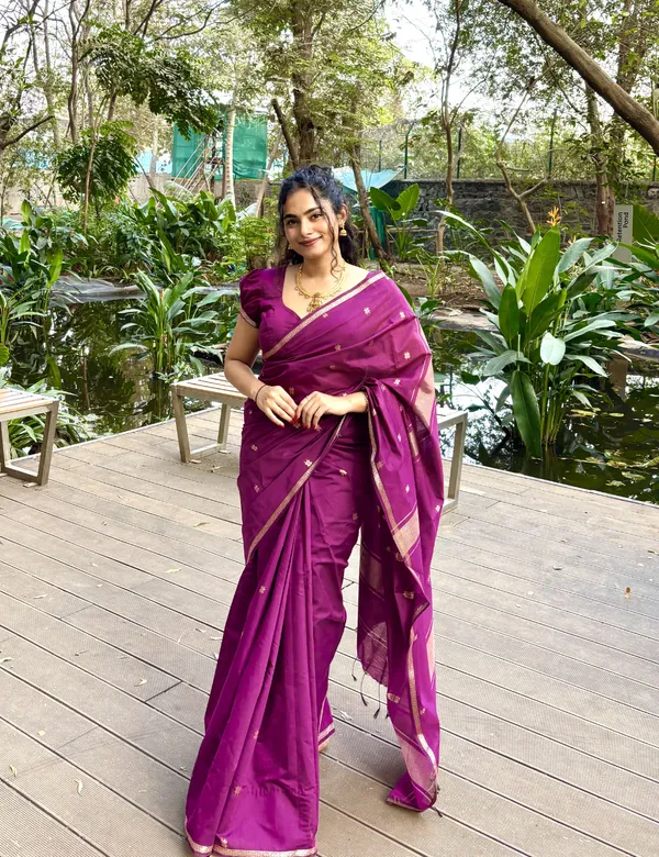 Violet_Premium_Silk_And_Cotton_Saree_For_Women