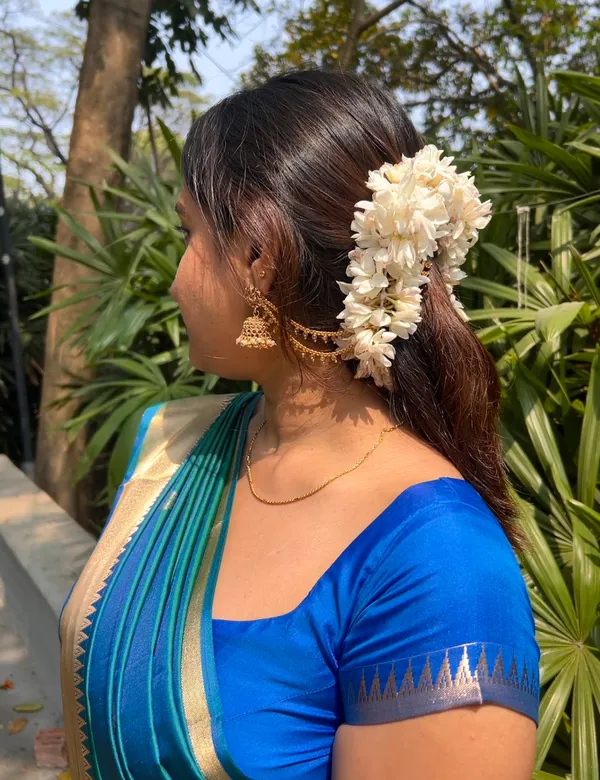 Peacock_Green_Premium_Semi_Silk_Saree_For_Women