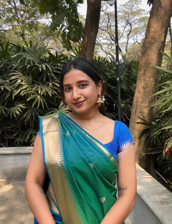 Peacock_Green_Premium_Semi_Silk_Saree_For_Women