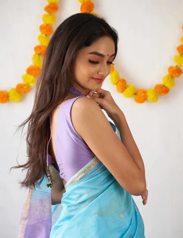 Sky_Blue_And_Lavender_Premium_Silk_And_Cotton_Saree_For_Women