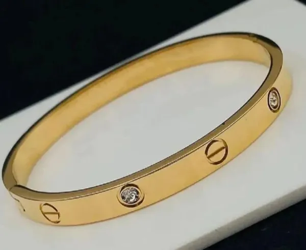 Gold-Tone_Screw_Design_Bracelet_for_Women