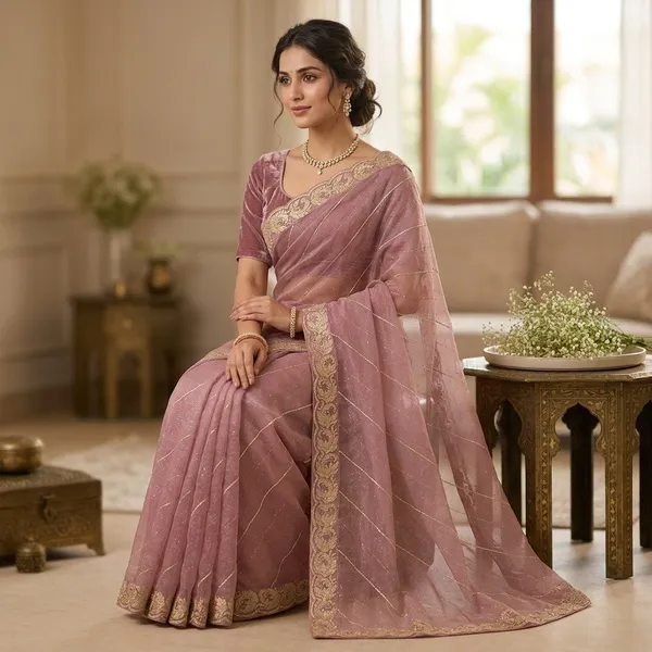 Dusty_Mauve_Pink_Net_Embroidered_Floral_Saree_For_Women