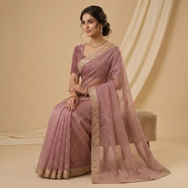 Dusty_Mauve_Pink_Net_Embroidered_Floral_Saree_For_Women