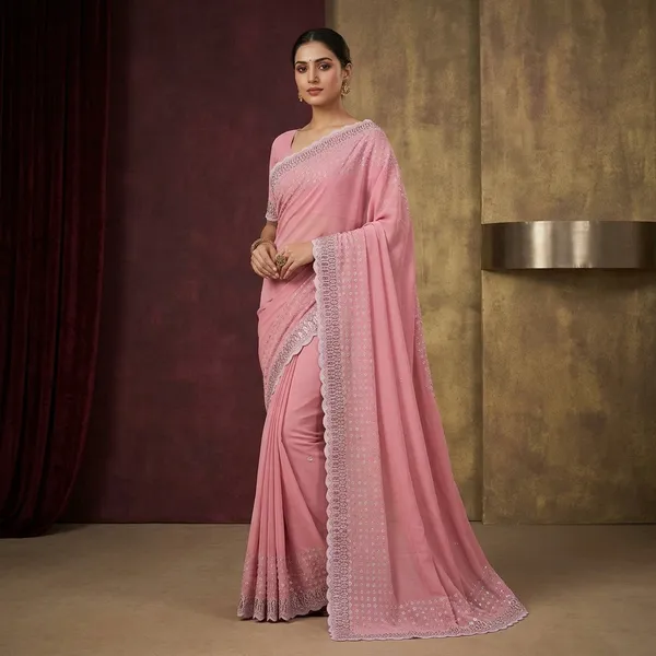 Dusty_Pink_Japan_Satin_Embellished_Ethnic_Saree_For_Women