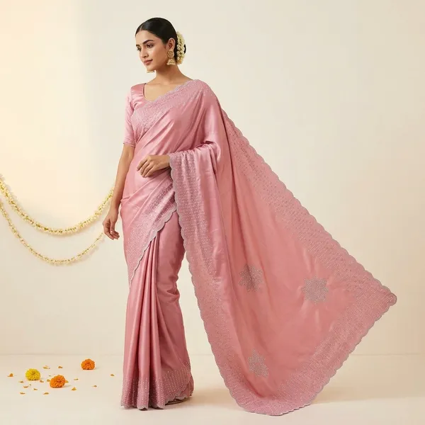 Dusty_Pink_Japan_Satin_Embellished_Scalloped_Saree_For_Women