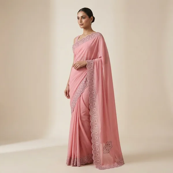 Dusty_Pink_Japan_Satin_Circular_Motif_Embellished_Saree_For_Women