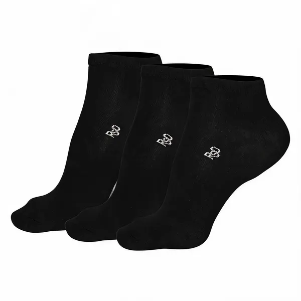 Black_Cotton_Ankle_Socks_For_Unisex_Pack_Of_3