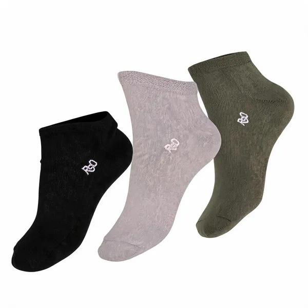 Black_Grey_Olive_Green_Cotton_Ankle_Length_Socks_Pack_Of_3