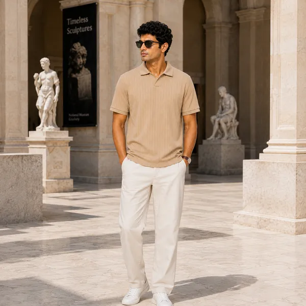 RSO_Outfits_Mens_Premium_Beige_Textured_Polo_T-Shirt