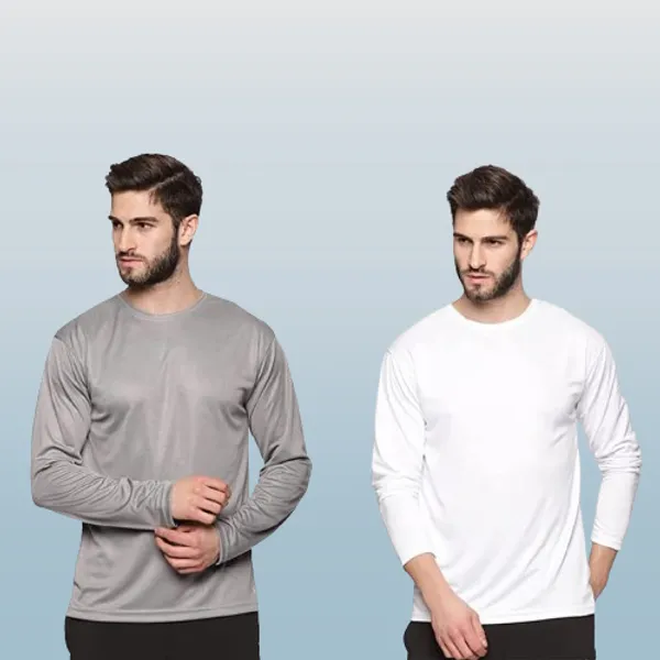 Grey_White_Cotton_T_Shirt_For_Men_Pack_Of_2