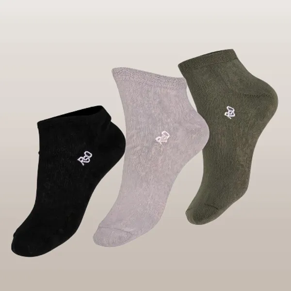 Black_Grey_Olive_Green_Cotton_Ankle_Length_Socks_Pack_Of_3