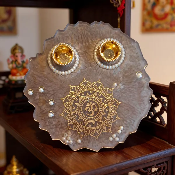 Wood_Traditional_Om_Lotus_Design_Pooja_Thali_Set
