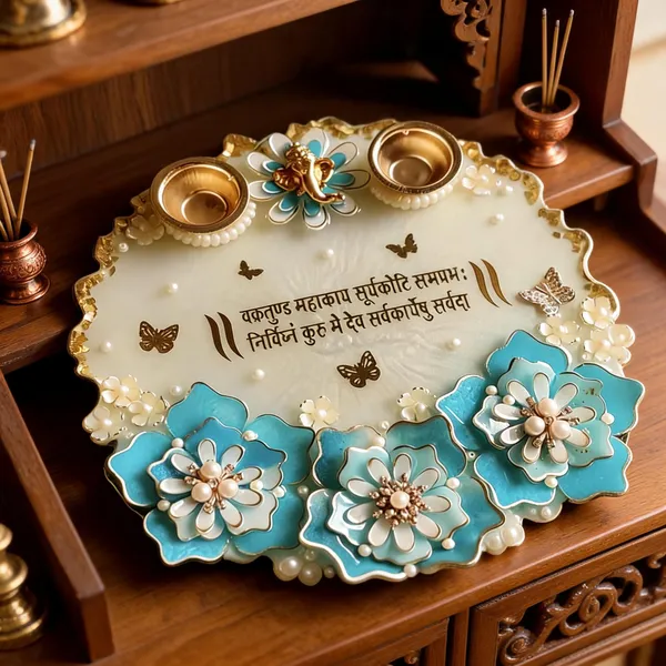 Metal_Resin_Festive_Ganesha_Floral_Pooja_Thali_Set