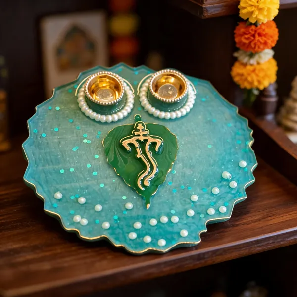Resin_Festive_Ganesha_Motif_Diya_Set