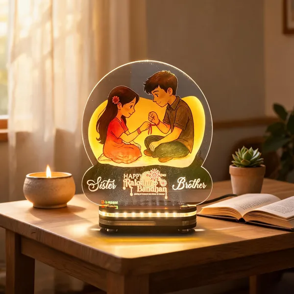 Acrylic_Raksha_Bandhan_Sibling_Led_Table_Lamp