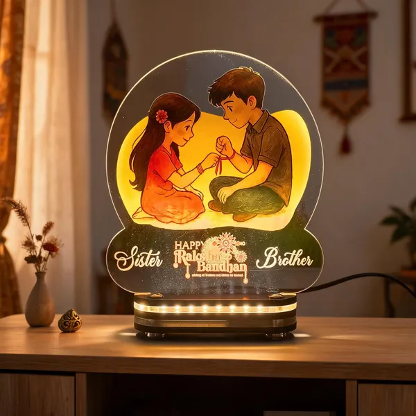 Acrylic_Raksha_Bandhan_Sibling_Led_Table_Lamp