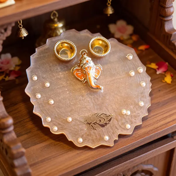 Resin_Festive_Ganesha_Amber_Pooja_Thali_Set