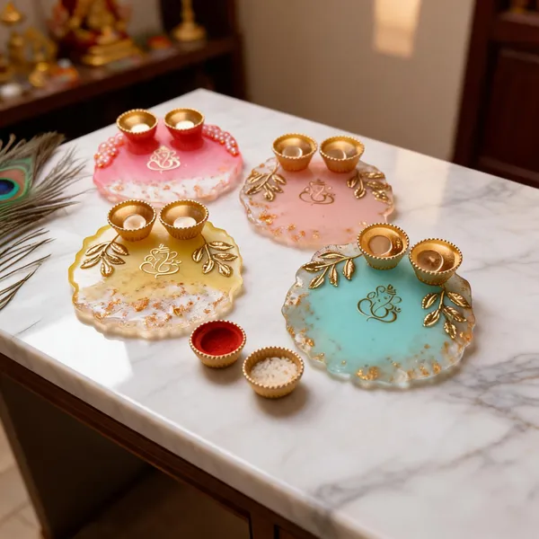 Resin_Festive_Pastel_Floral_Pooja_Thali_Set_Pack_Of_4