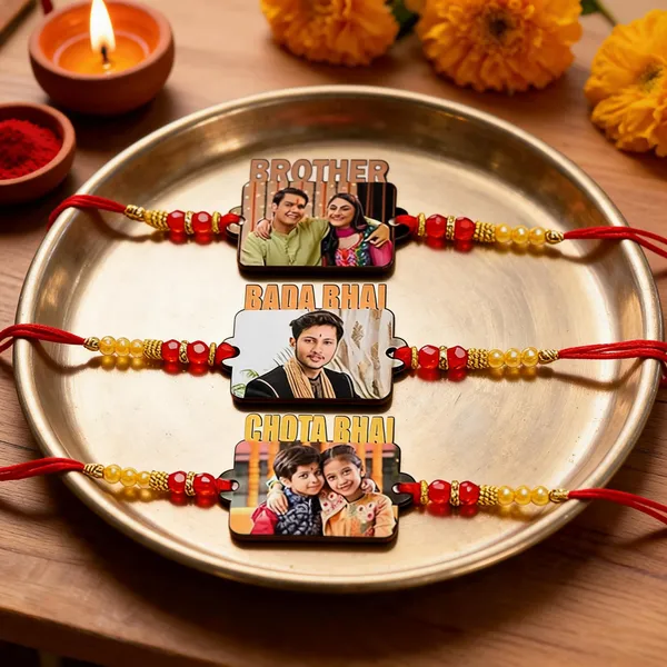Red_Gold_Personalized_Photo_Rakhi_Set_For_Brothers