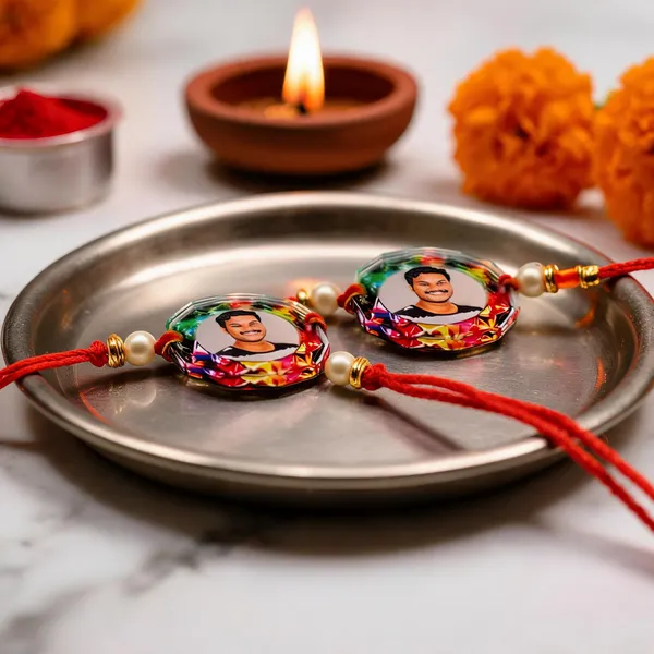 Multicolour_Personalized_Photo_Rakhi_For_Brother_-_Pack_Of_2