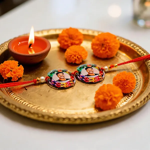 Multicolour_Personalized_Photo_Rakhi_For_Brother_-_Pack_Of_2