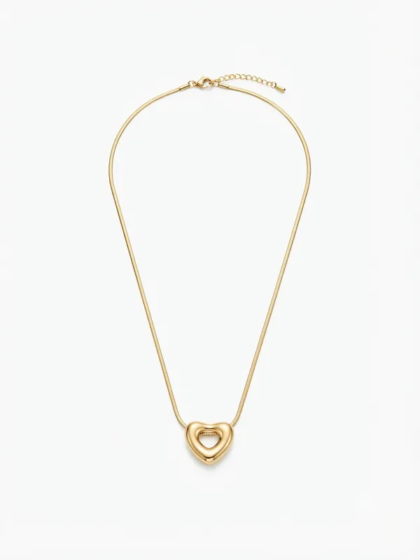 Gold_Stainless_Steel_Double_Heart_Pendant_Necklace_For_Women
