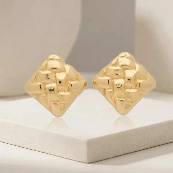 Gold_Stainless_Steel_Geometric_Diamond_Stud_Earrings_For_Women