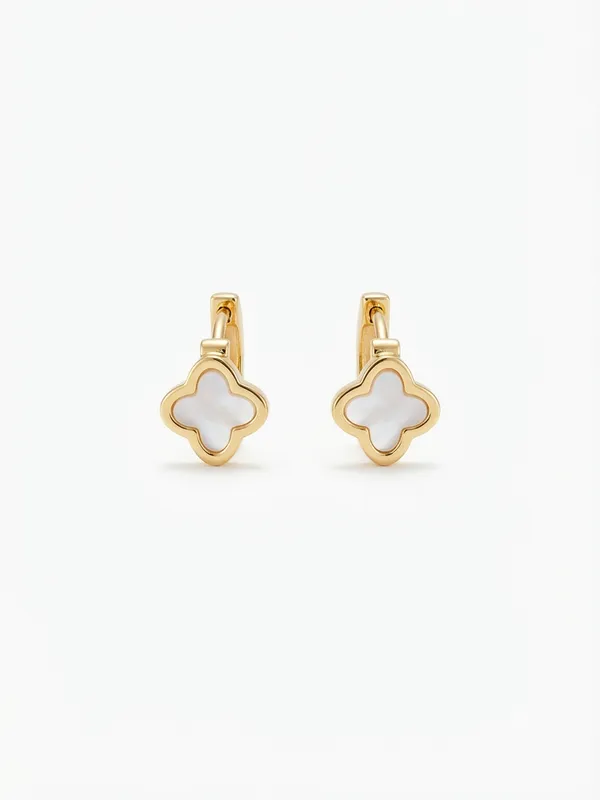 Gold_Stainless_Steel_Clover_Drop_Earrings_For_Women